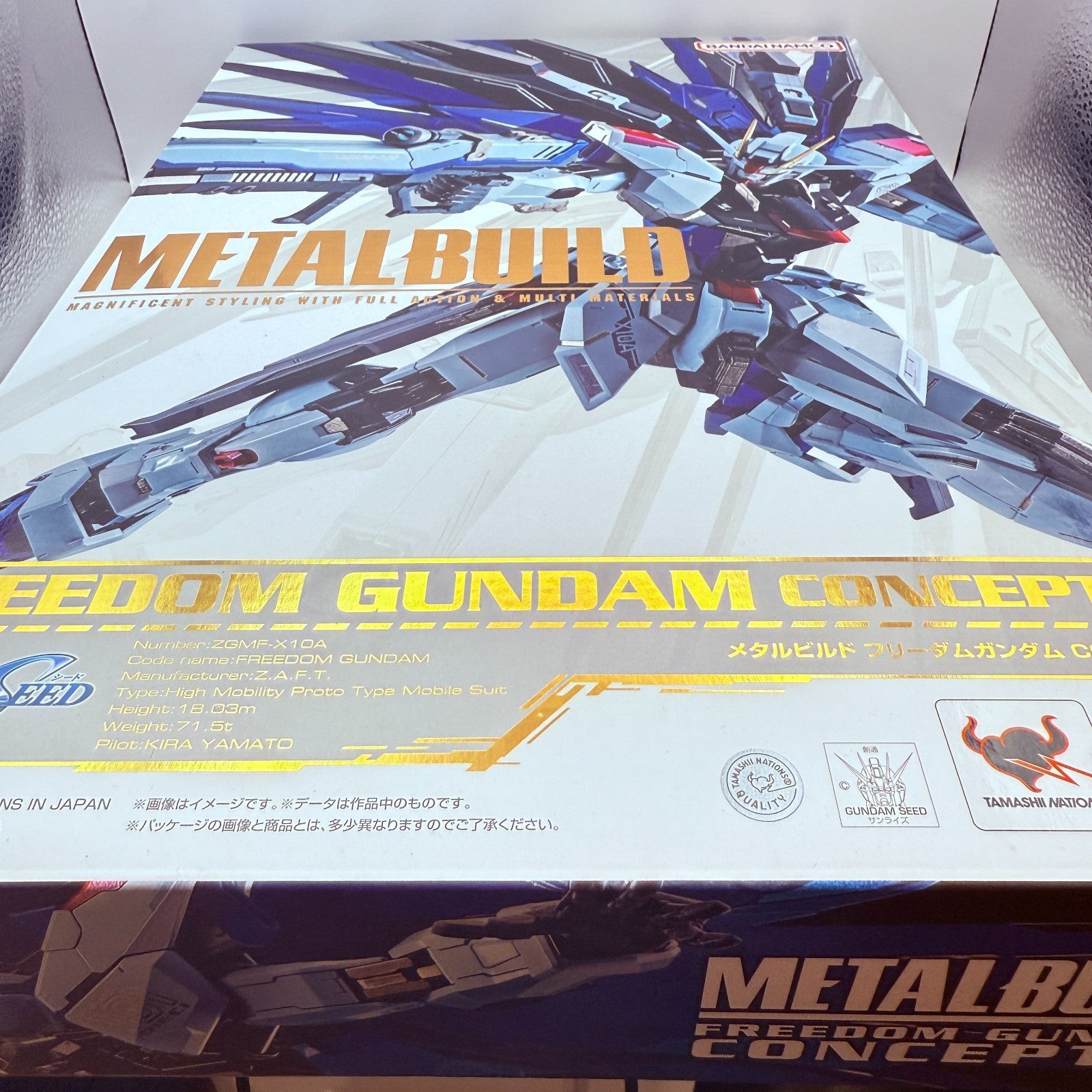 METAL BUILD Freedom Gundam Concept 2 Resale Ver. GUNDAM SEED Bandai Figure New5