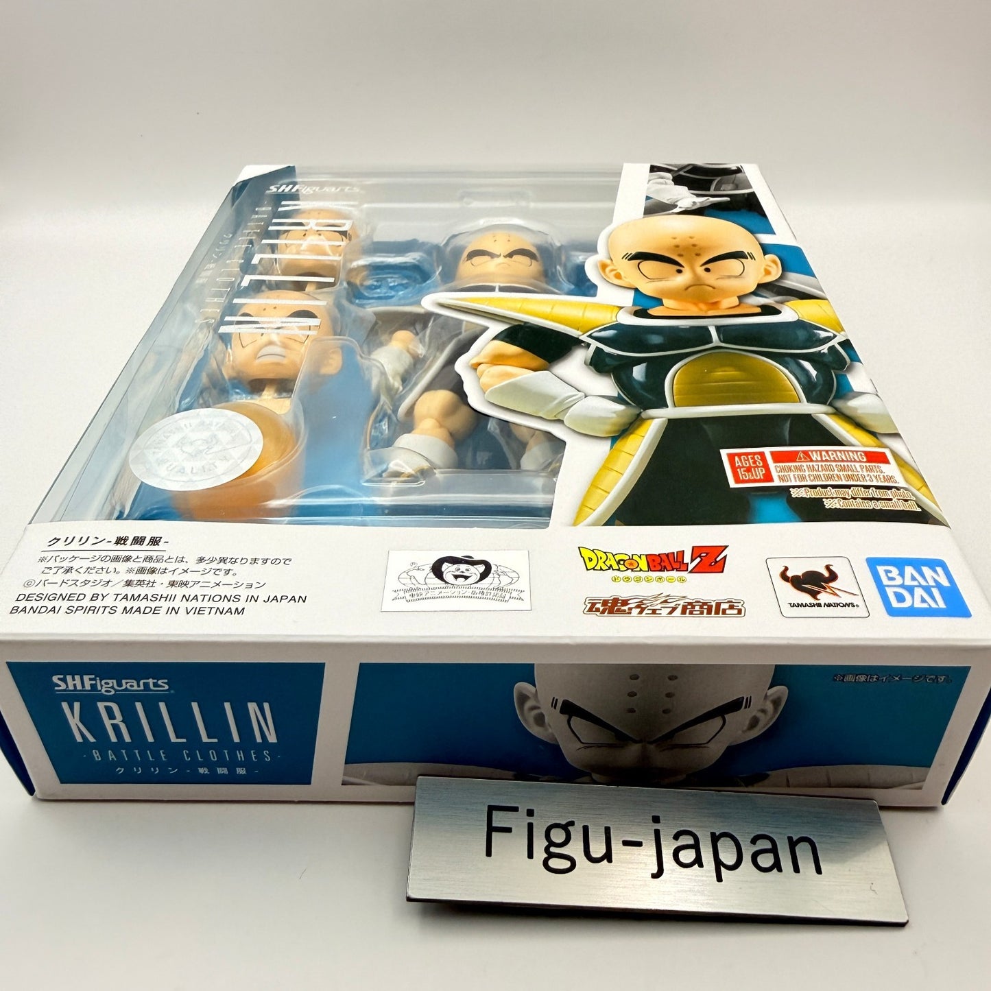 Krillin Battle Clothes S.H.Figuarts Dragon Ball Z Bandai Action Figure MISB2