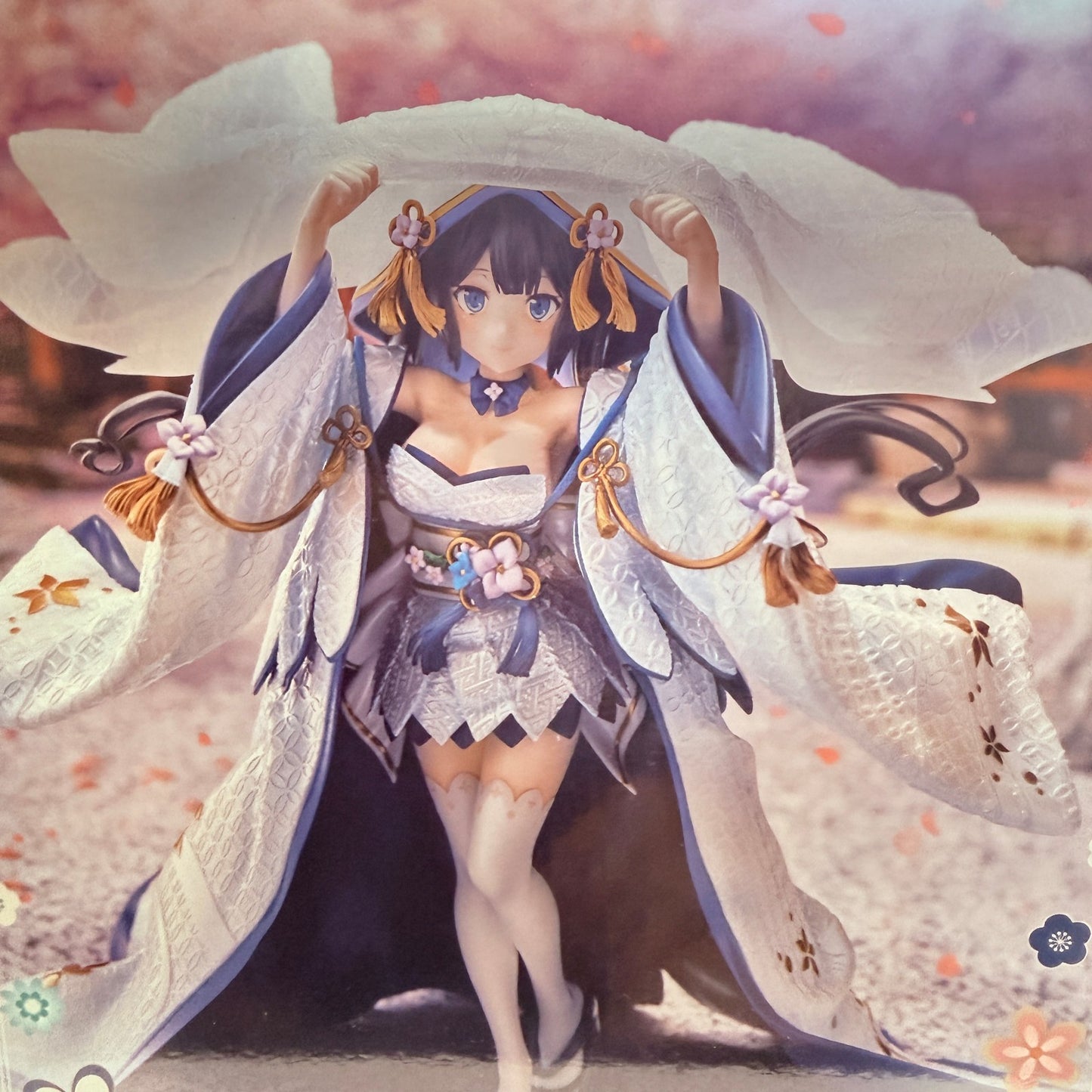 Hestia Shiromuku 1/7 Figure F:NEX DanMachi FuRyu Japanese Wedding Dress MIP7