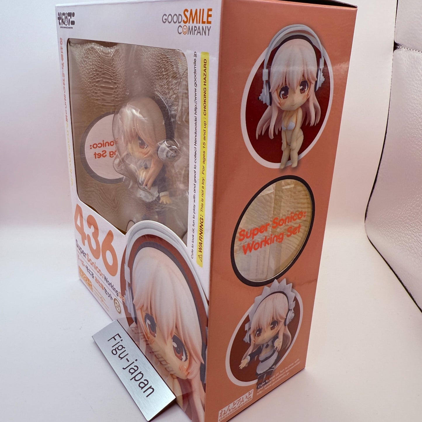 Super Sonico Working Set Nendoroid 436 Good Smile Company Figure SoniAni MIB HTF13