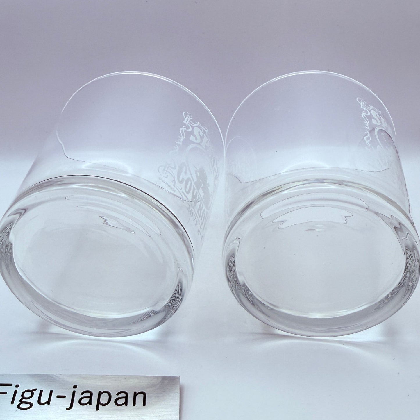 Cowboy Bebop 25th Anniversary Rock Glass Spike Spiegel Set of 2 New Rare Japan1