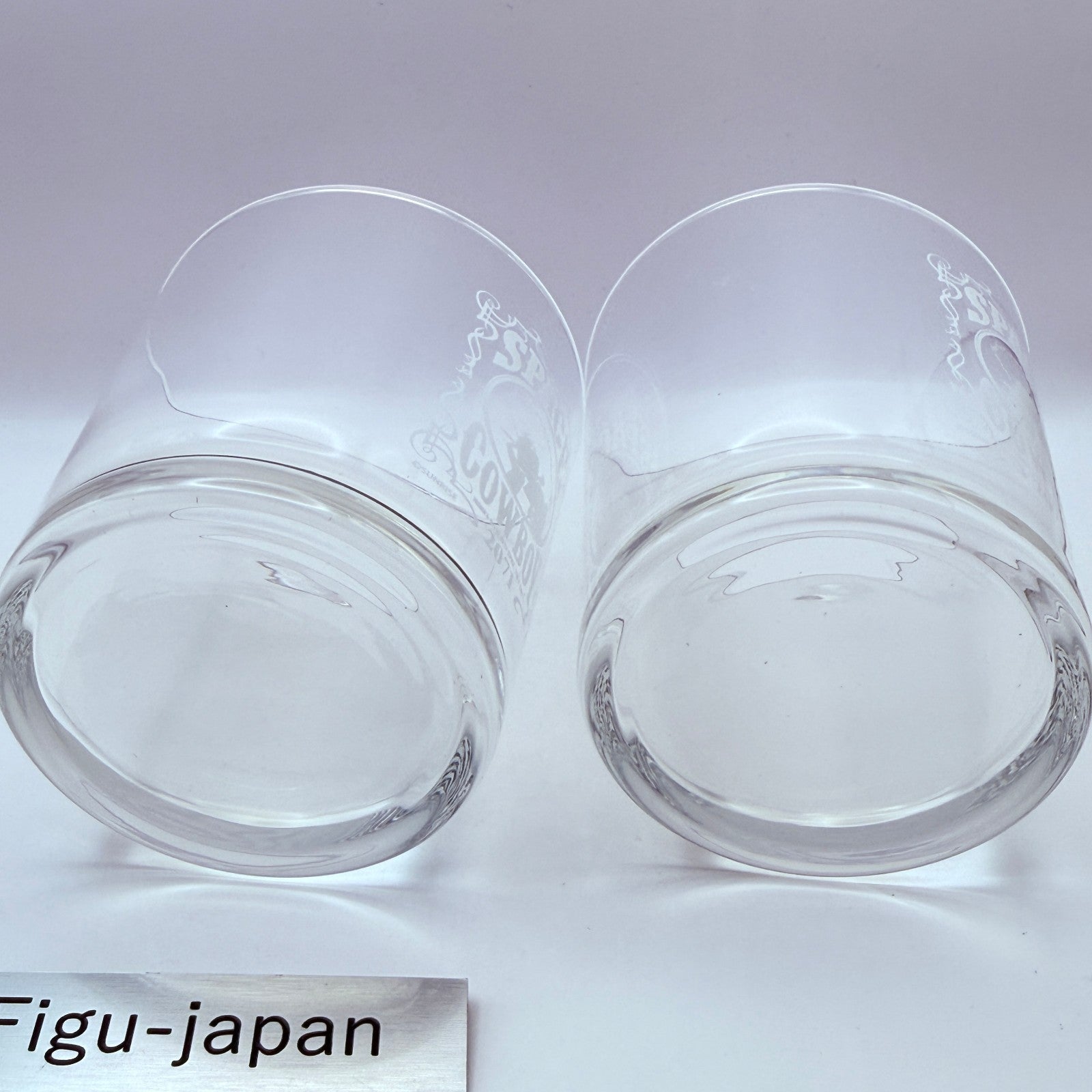 Cowboy Bebop 25th Anniversary Rock Glass Spike Spiegel Set of 2 New Rare Japan1