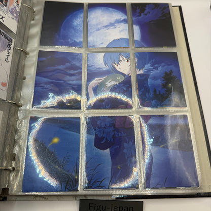 CARDDASS MASTERS Neon Genesis Evangelion PART 1 & 2 PERFECT SET With binder 199713