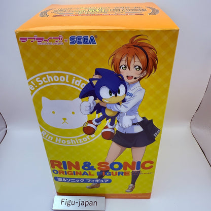 NEW Sonic x Love Live Rin Hoshizora SEGA Limited Figure AUTHENTIC [NO US TAX]1