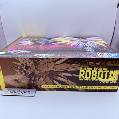 METAL ROBOT Spirits Mighty Strike Freedom Gundam Final Battle MISB Authentic12