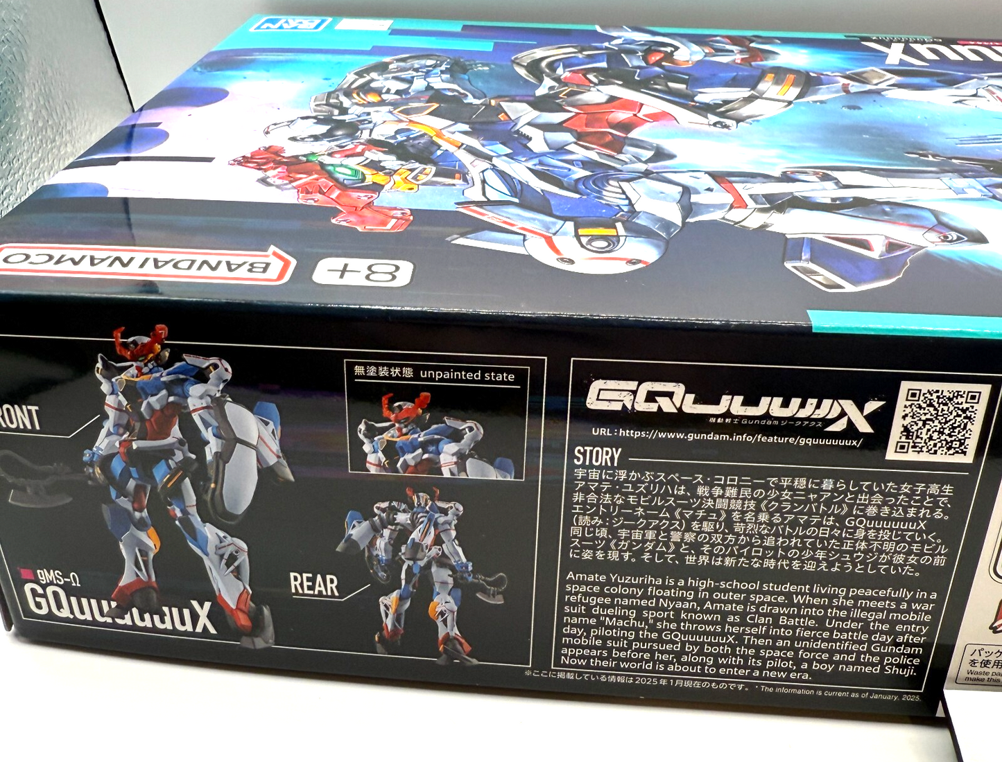 Bandai HG 1/144 GQuuuuuuX Mobile Suit Gundam Ziek Axe Model Kit NIB2