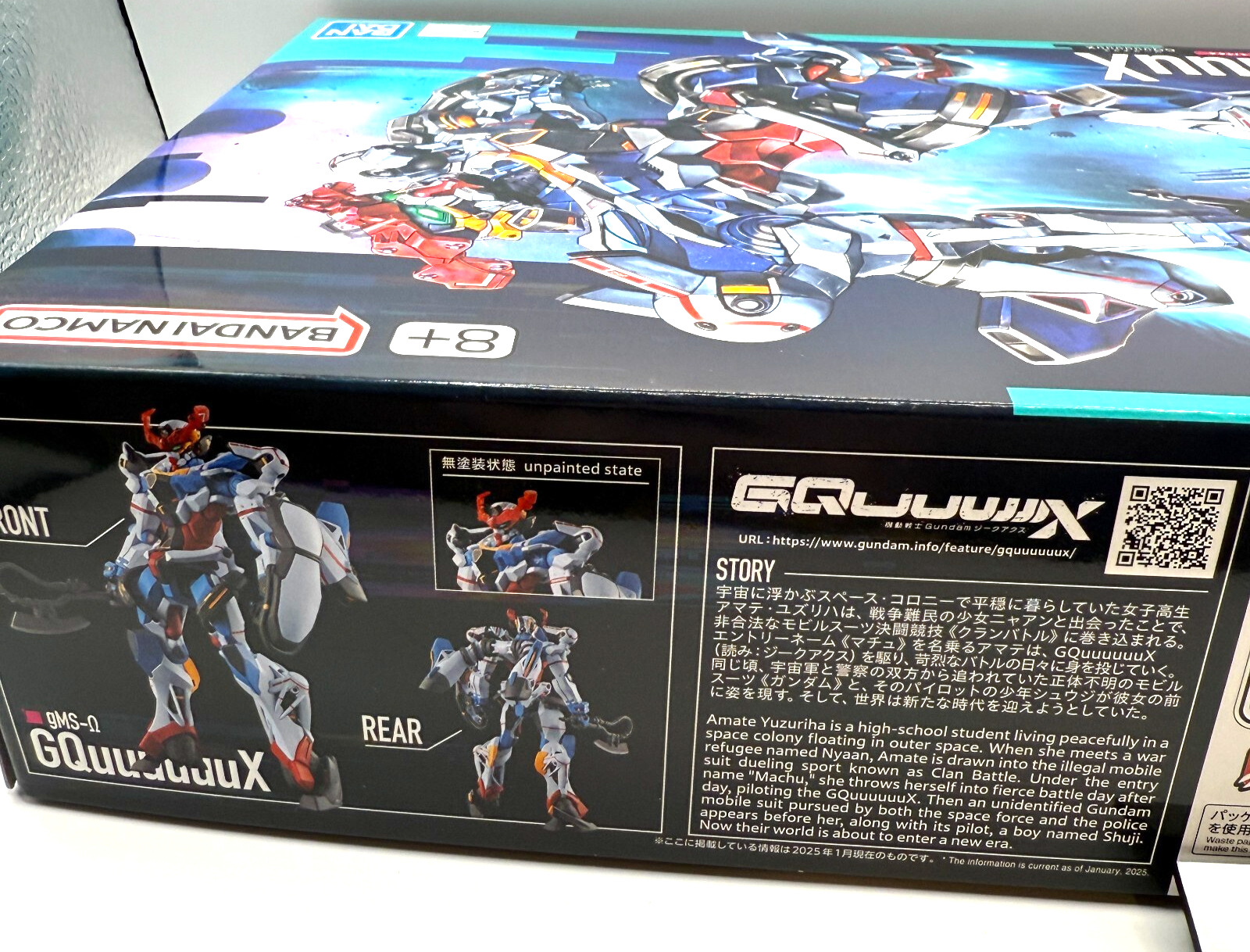 Bandai HG 1/144 GQuuuuuuX Mobile Suit Gundam Ziek Axe Model Kit NIB2