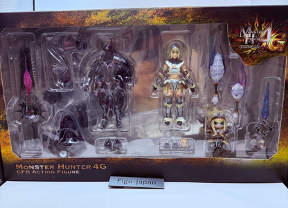 Monster Hunter 4G CFB Action Figure  set ecapcom oliginal Japan NEW [express]0