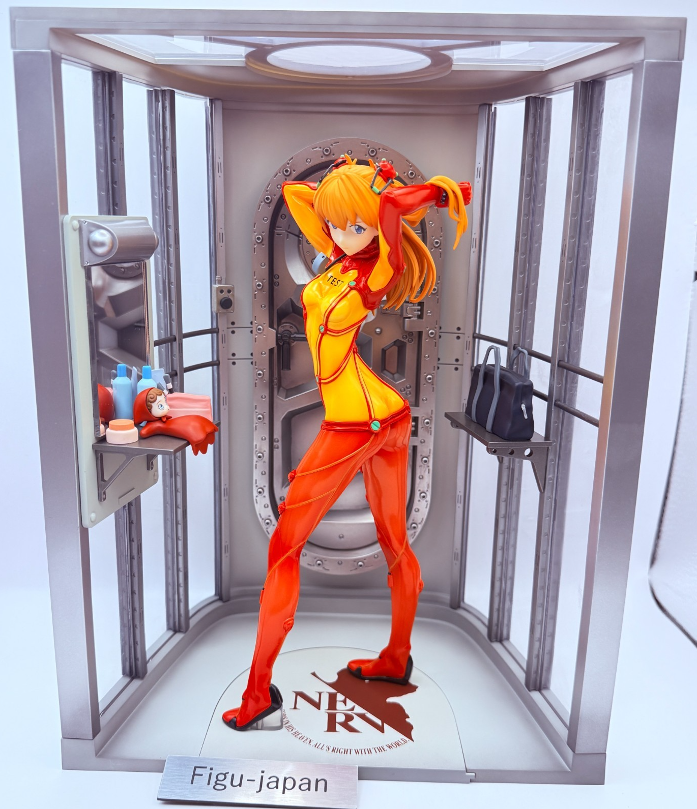 AniMester Evangelion Asuka Langley Test Plugsuit 1/7 Diorama Figure mint6