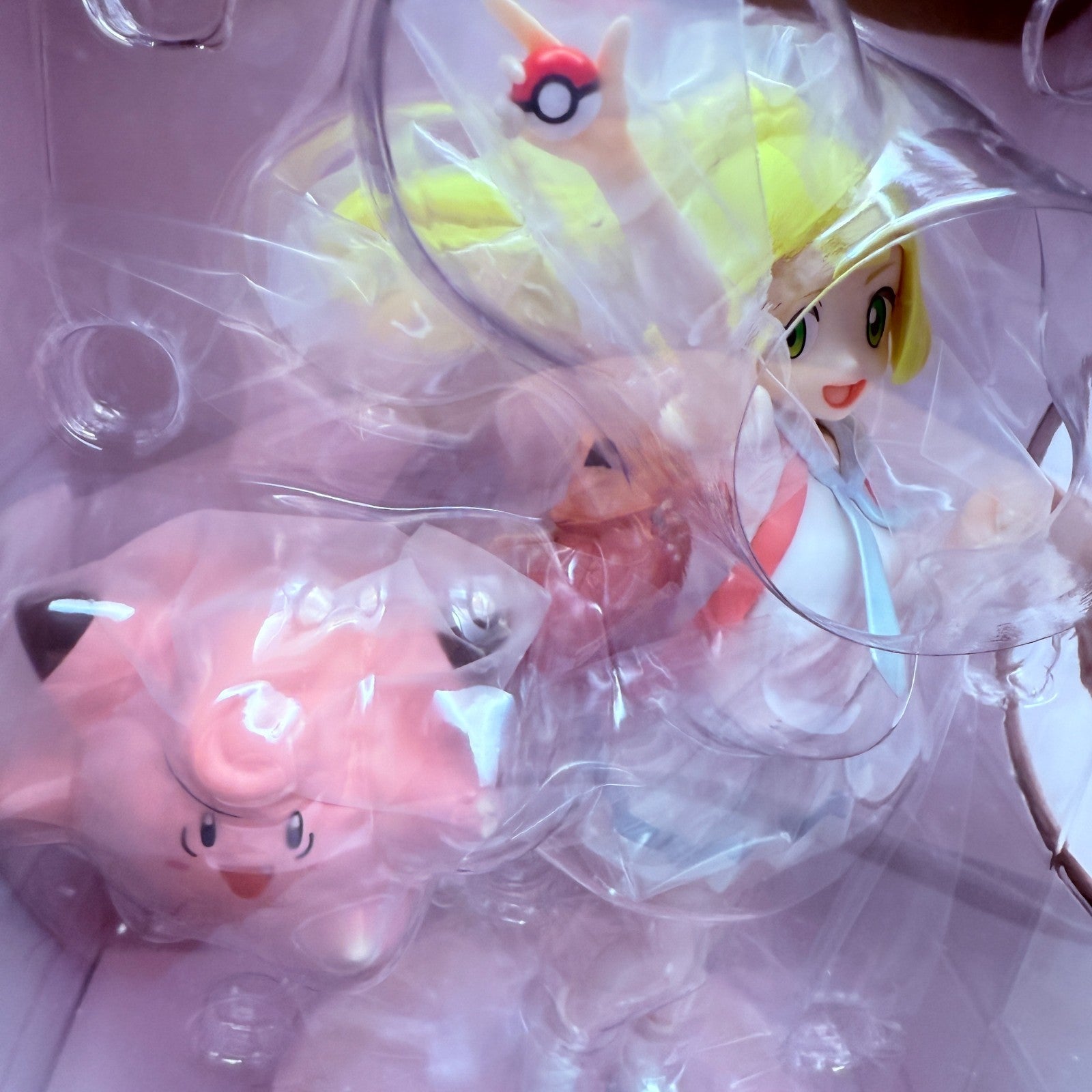 Kotobukiya Pokemon Center Lillie & Clefairy 1/8 Figure NEW Ganbari Lillie Japan8