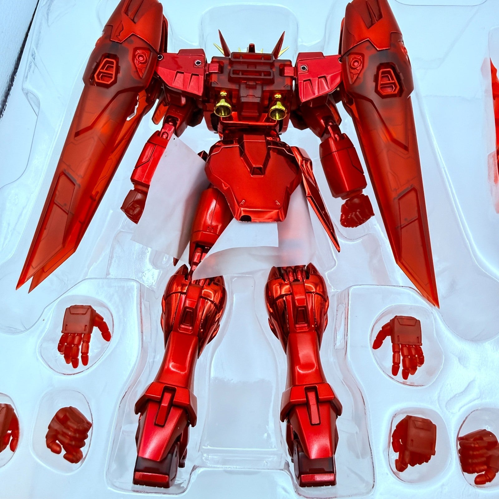 METAL ROBOT SPIRITS Wing Gundam Zero CHOGOKIN 50th Red Plated Bandai NIB16