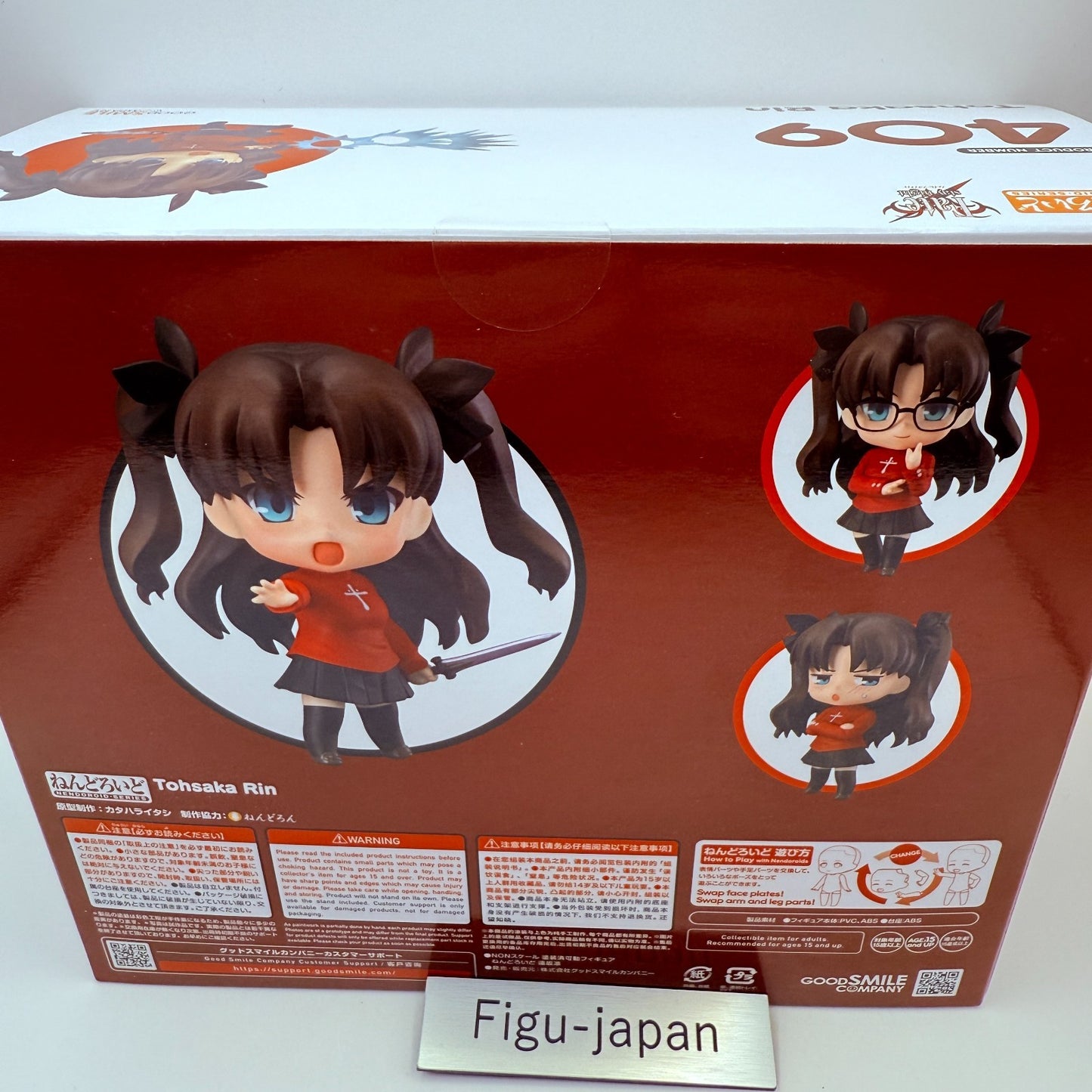 Nendoroid409 Rin Tohsaka Fate Stay Night Original 2014 Ver Rare Figure Japan New3