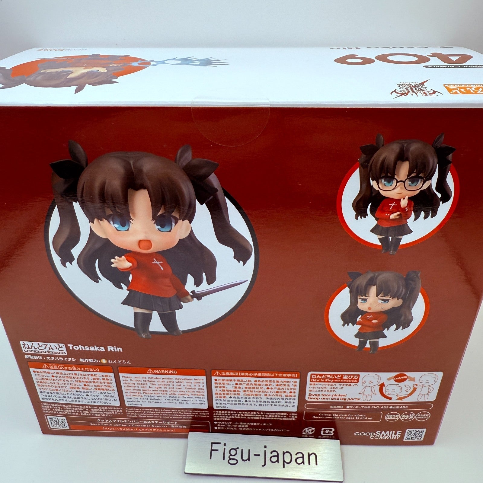 Nendoroid409 Rin Tohsaka Fate Stay Night Original 2014 Ver Rare Figure Japan New3
