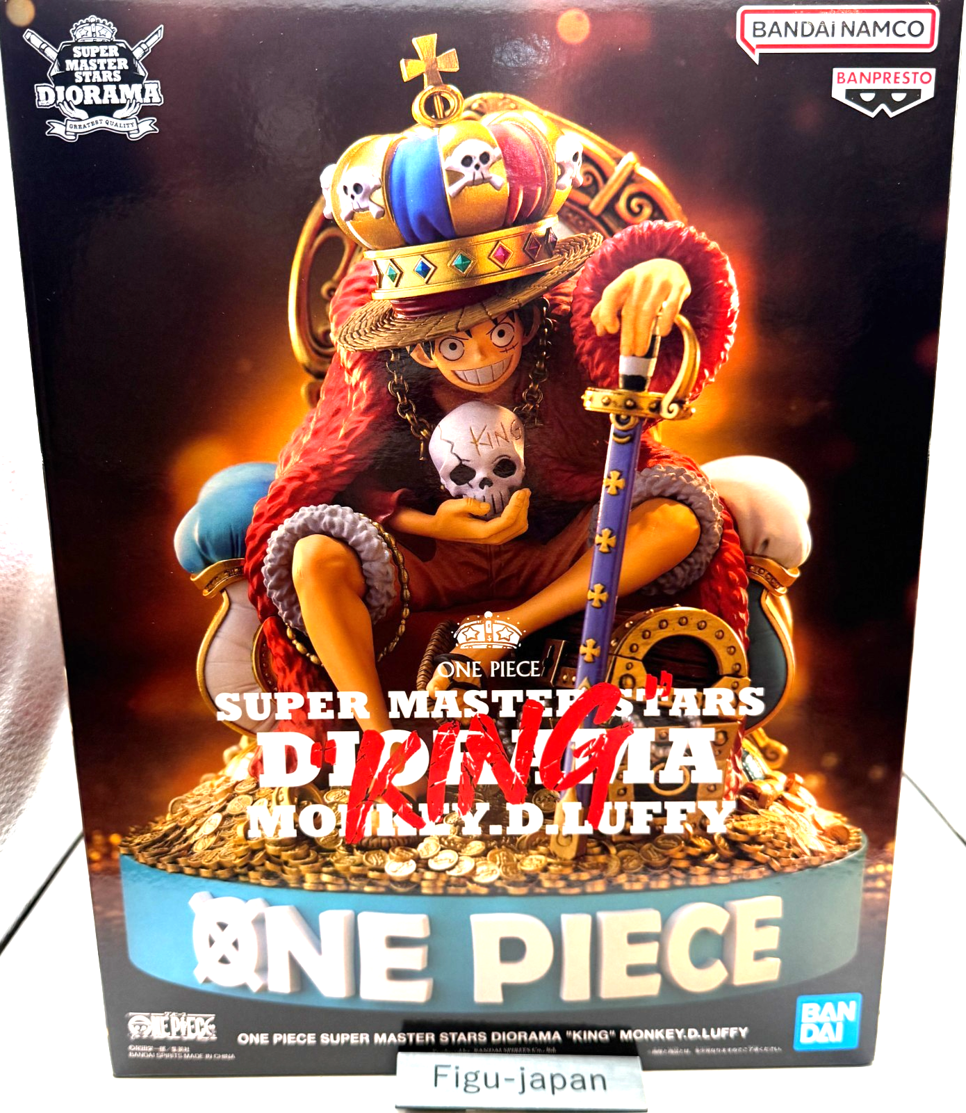 BANDAI SUPER MASTER STARS DIORAMA KING MONKEY.D.LUFFY Figure[express]0