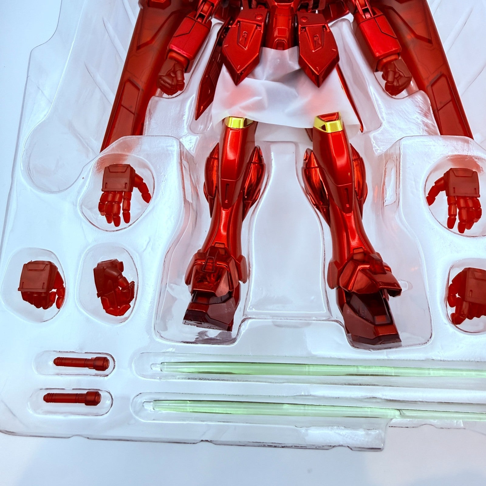 METAL ROBOT SPIRITS Wing Gundam Zero CHOGOKIN 50th Red Plated Bandai NIB12