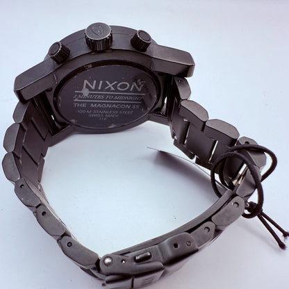 NEW Nixon Magnacon SS 2 Minutes To Midnight Black Gold Limited 100% AUTH EXPRESS11