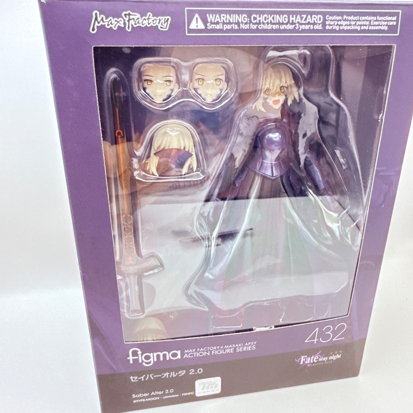 Saber Alter 2.0 figma 432 Fate/stay night Heaven's Feel Max Factory Figure MIB1