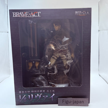 Sentinel BRAVEACT Attack on Titan Levi 1/8 Figure Authentic New WIT Studio JP11