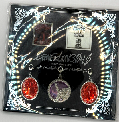 Evangelion 3.0+1.0 Thrice Upon a Time Charm Set Store Exclusive MISB Authentic0