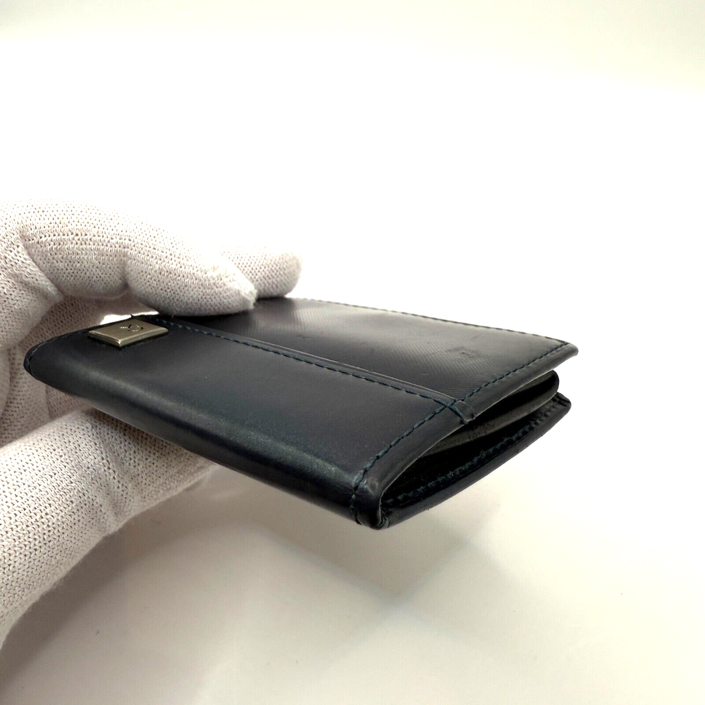 Calvin Klein Gray Faux Leather Discontinued product With Coin Purse.[express]2