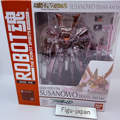 Robot Spirits Susanowo Trans-Am Ver Gundam 00 Action Figure Bandai Exclusive MIB0