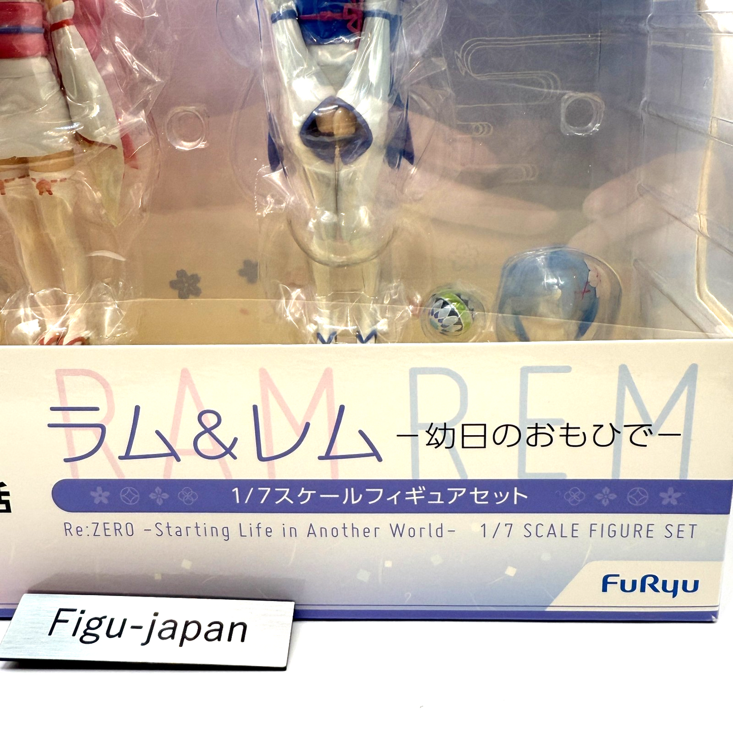 Re:ZERO Rem & Ram Childhood Memories 1/7 Figure Set F:NEX FuRyu NIB10