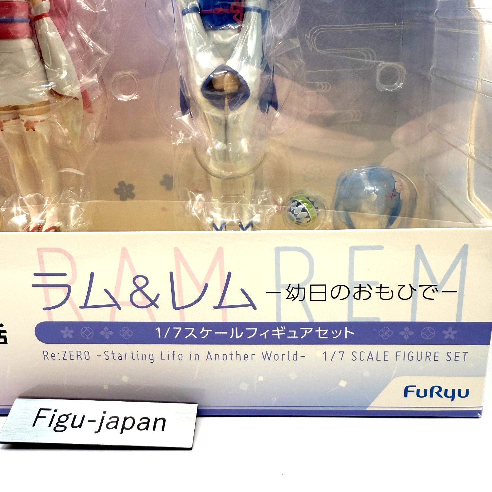 Re:ZERO Rem & Ram Childhood Memories 1/7 Figure Set F:NEX FuRyu NIB10