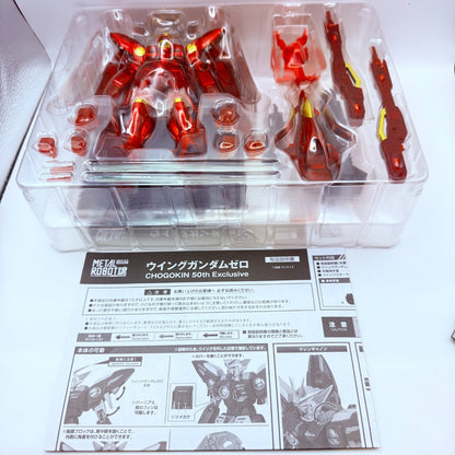 METAL ROBOT SPIRITS Wing Gundam Zero CHOGOKIN 50th Red Plated Bandai NIB5