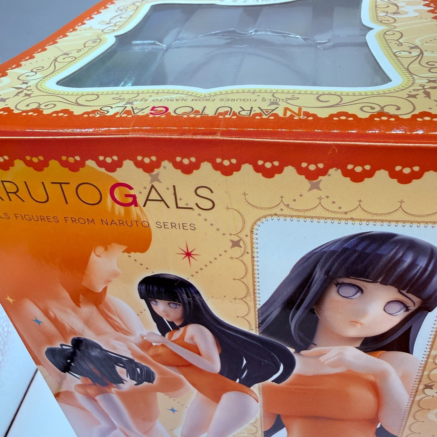 Hinata Hyuga Splash Ver Orange Figure Naruto Gals MegaHouse Authentic Sealed NIB7