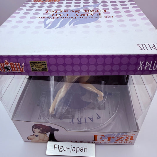 Erza Scarlet Fairy Tail Swimsuit 1/8 Scale Figure X-Plus Authentic Anime MISB1