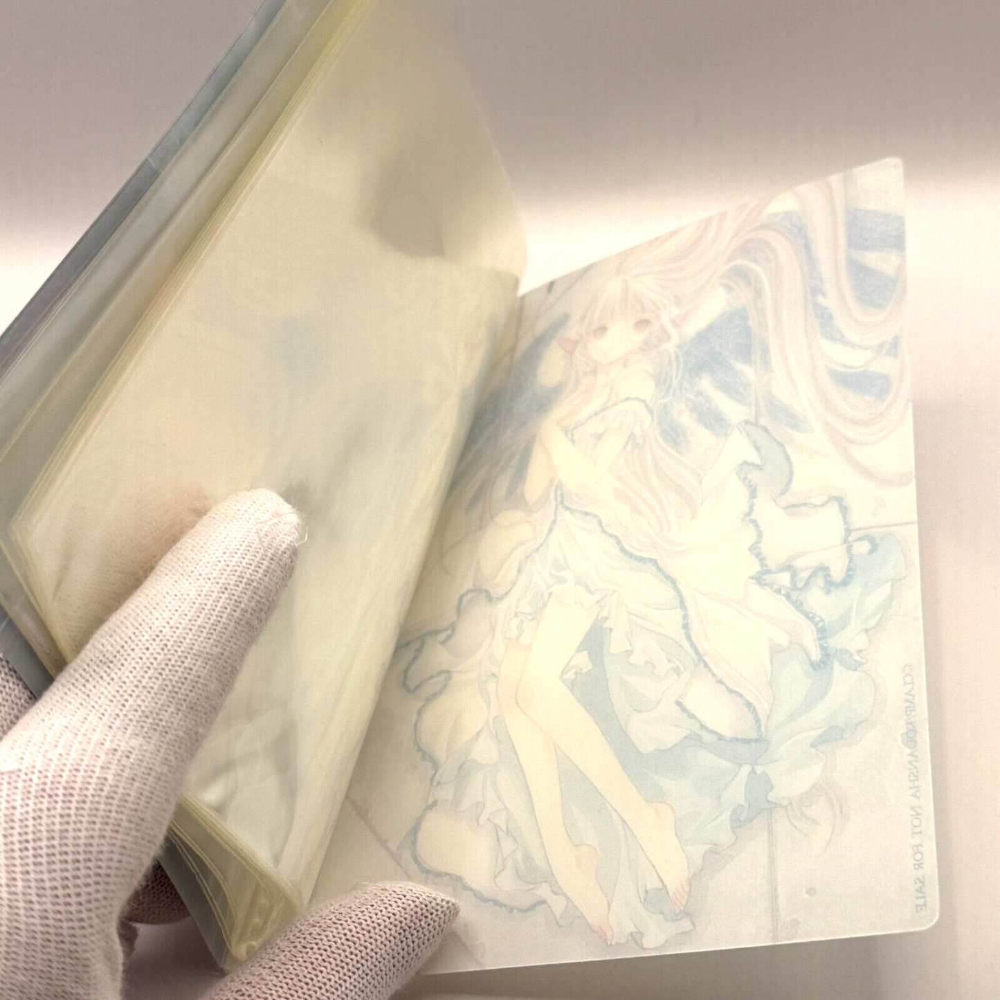 Chobits Chii  first limited edition CLAMP Postcard holder [express]6