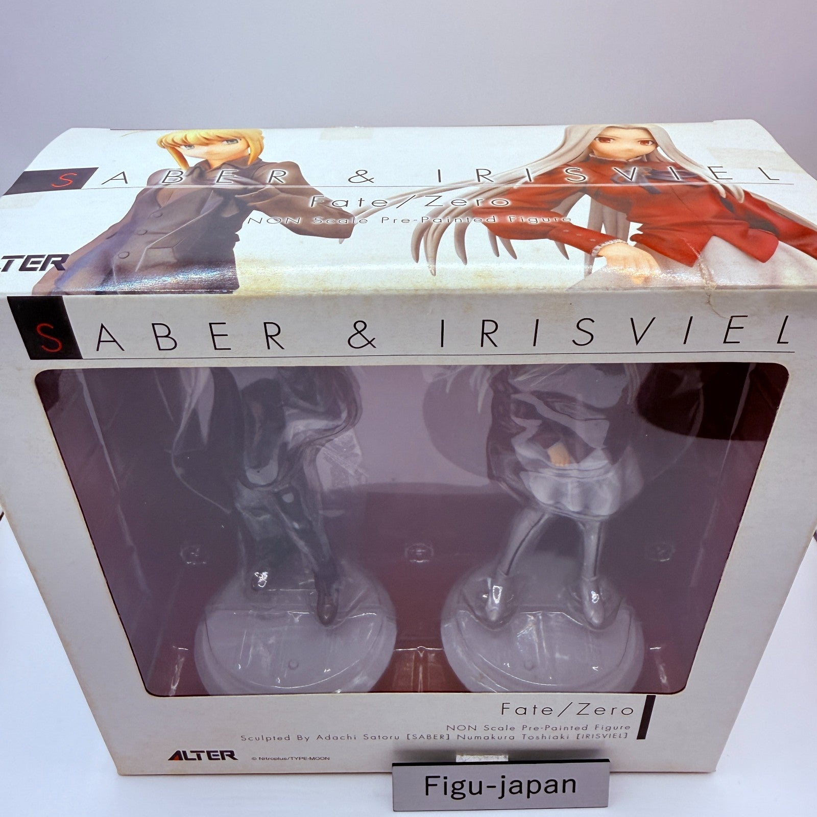 Saber Irisviel Figure Set Fate/Zero ALTER WF 2007 Exclusive Sealed Box Damage1