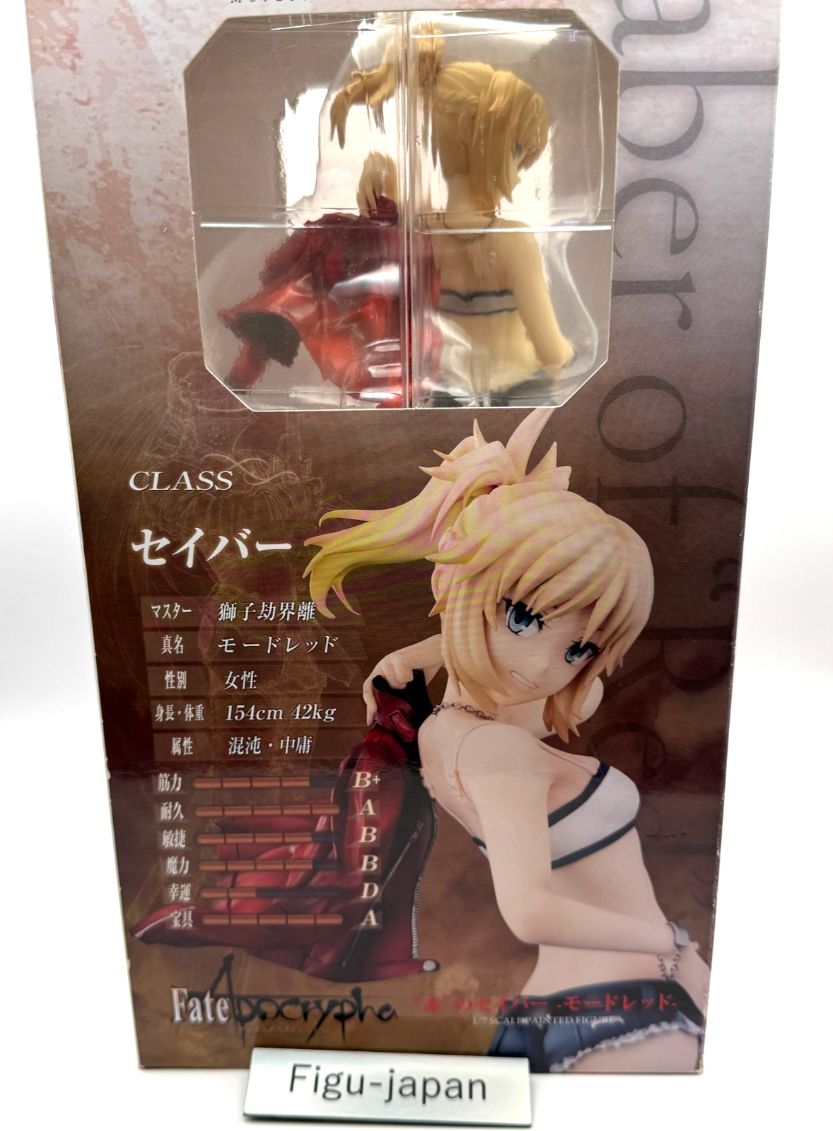 Fate Apocrypha Saber of Red Mordred 1/7 Figure Aquamarine MIB Authentic Japan1