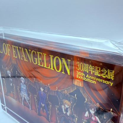 ALL OF EVANGELION 30th Anniversary Key Visual Embossed Acrylic Block Japan New1