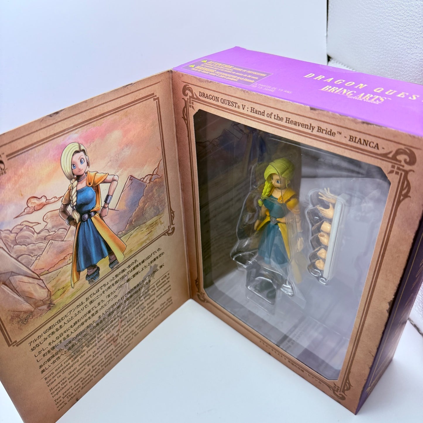 Dragon Quest V Bianca Bring Arts Action Figure Square Enix MISB6