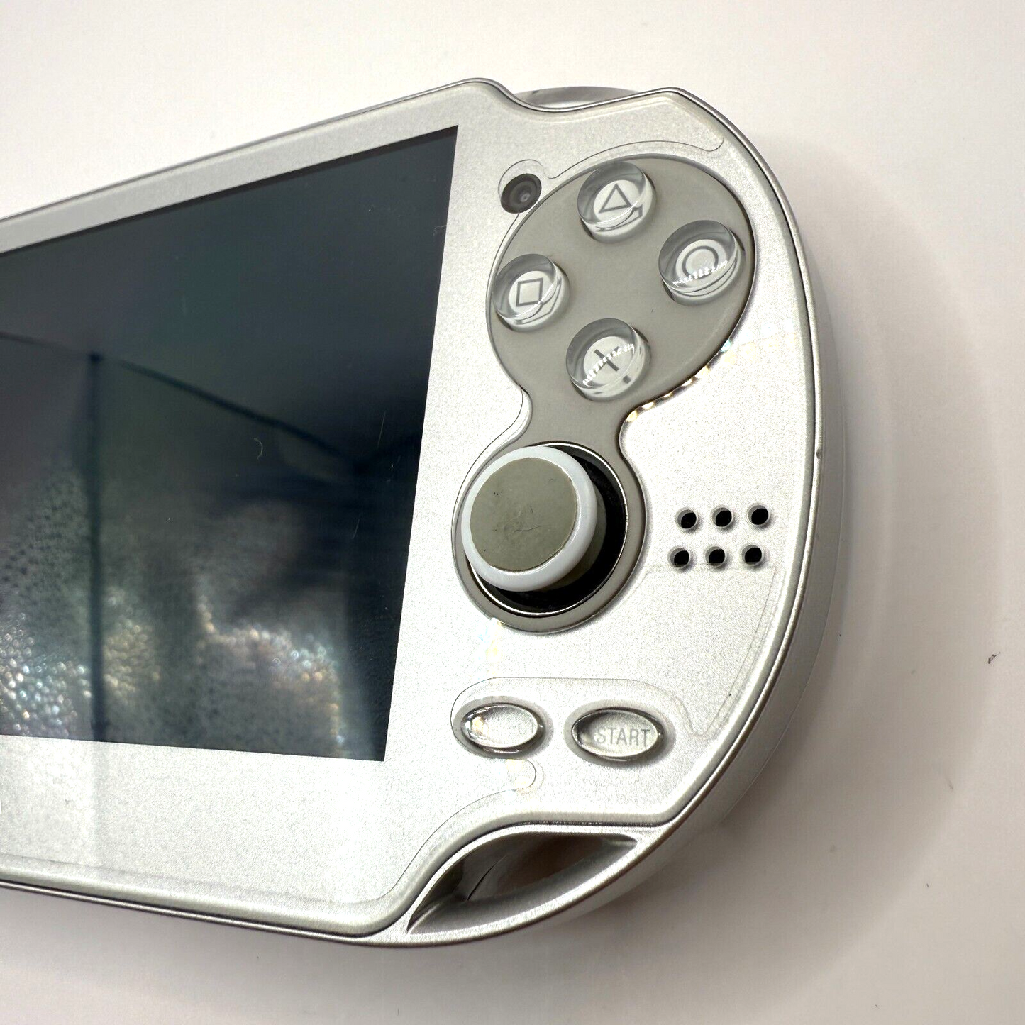 Sony PlayStation Vita PCH1000 ICE SILVER WiFi PSO2 soft & memory card 16GB13