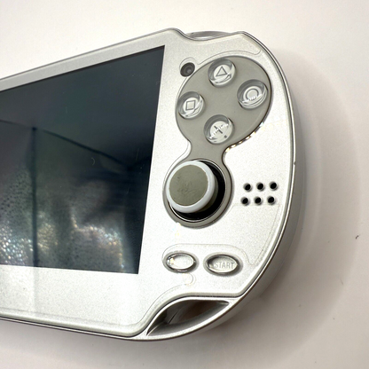 Sony PlayStation Vita PCH1000 ICE SILVER WiFi PSO2 soft & memory card 16GB13