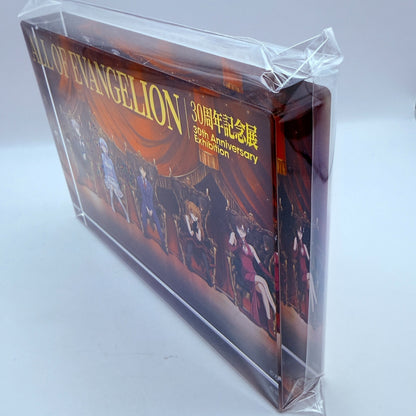 ALL OF EVANGELION 30th Anniversary Key Visual Embossed Acrylic Block Japan New10