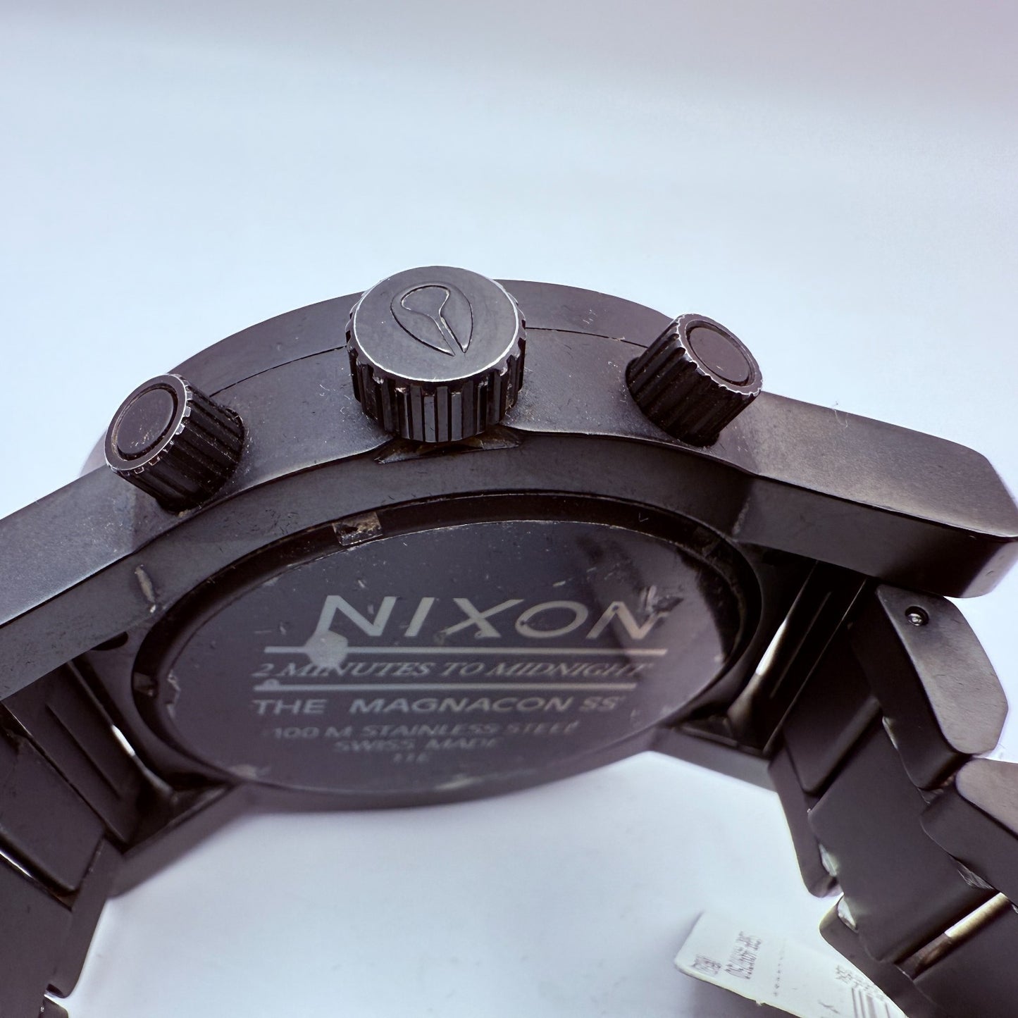 NEW Nixon Magnacon SS 2 Minutes To Midnight Black Gold Limited 100% AUTH EXPRESS12