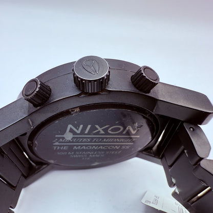 NEW Nixon Magnacon SS 2 Minutes To Midnight Black Gold Limited 100% AUTH EXPRESS12