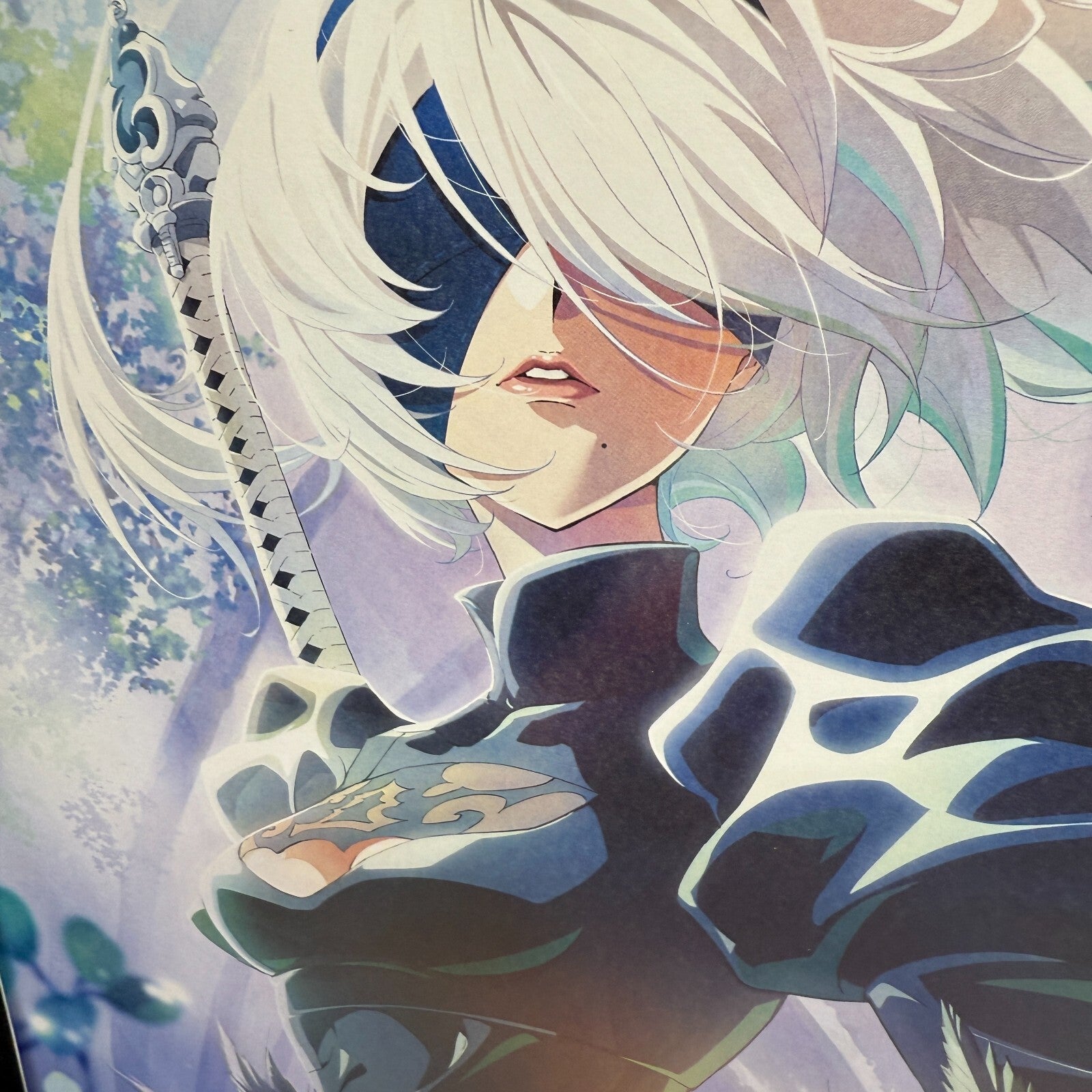 NieR:Automata Ver1.1a Ichiban Kuji Prize A 2B Art Holder Display Case Japan9