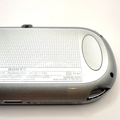 Sony PlayStation Vita PCH1000 ICE SILVER WiFi PSO2 soft & memory card 16GB9