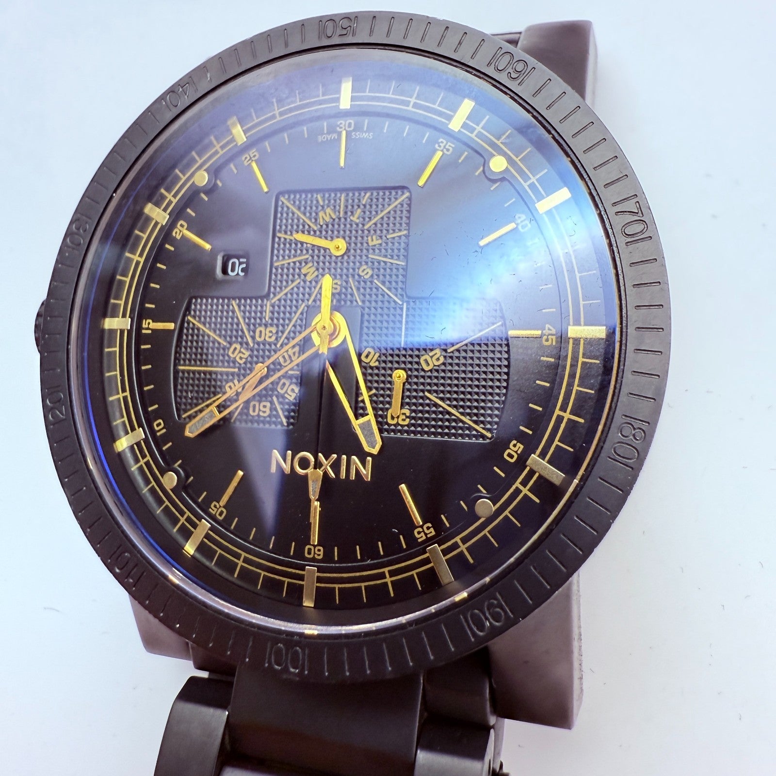 NEW Nixon Magnacon SS 2 Minutes To Midnight Black Gold Limited 100% AUTH EXPRESS3