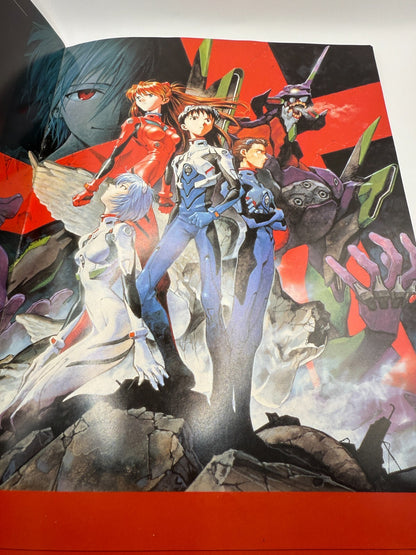Evangelion Death & Rebirth Movie Booklet 1997 MINT with Slayers Flyer Japan0