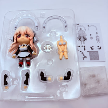Super Sonico Working Set Nendoroid 436 Good Smile Company Figure SoniAni MIB HTF10