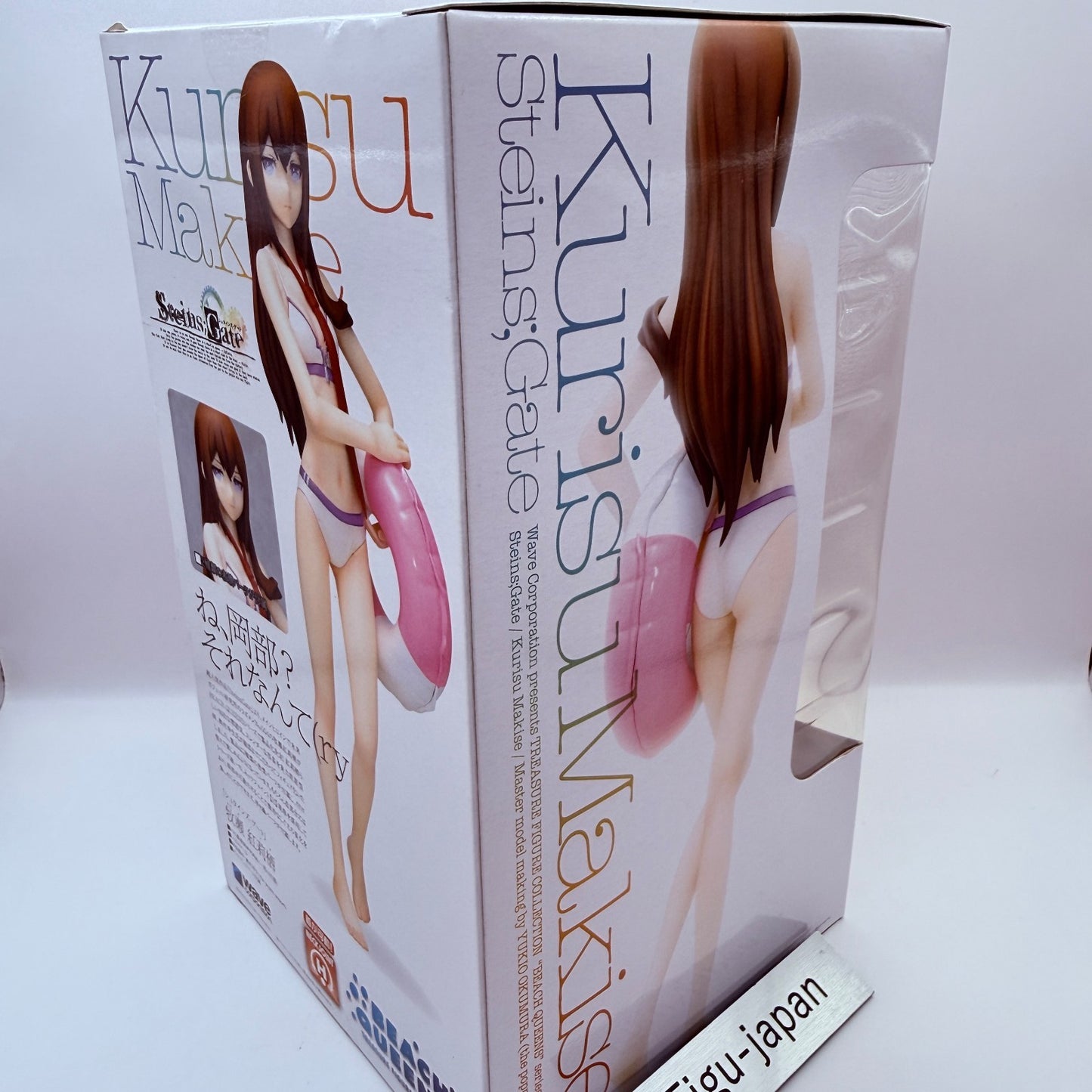 Makise Kurisu Swimsuit Figure BEACH QUEENS Steins Gate Wave Japan NOS7