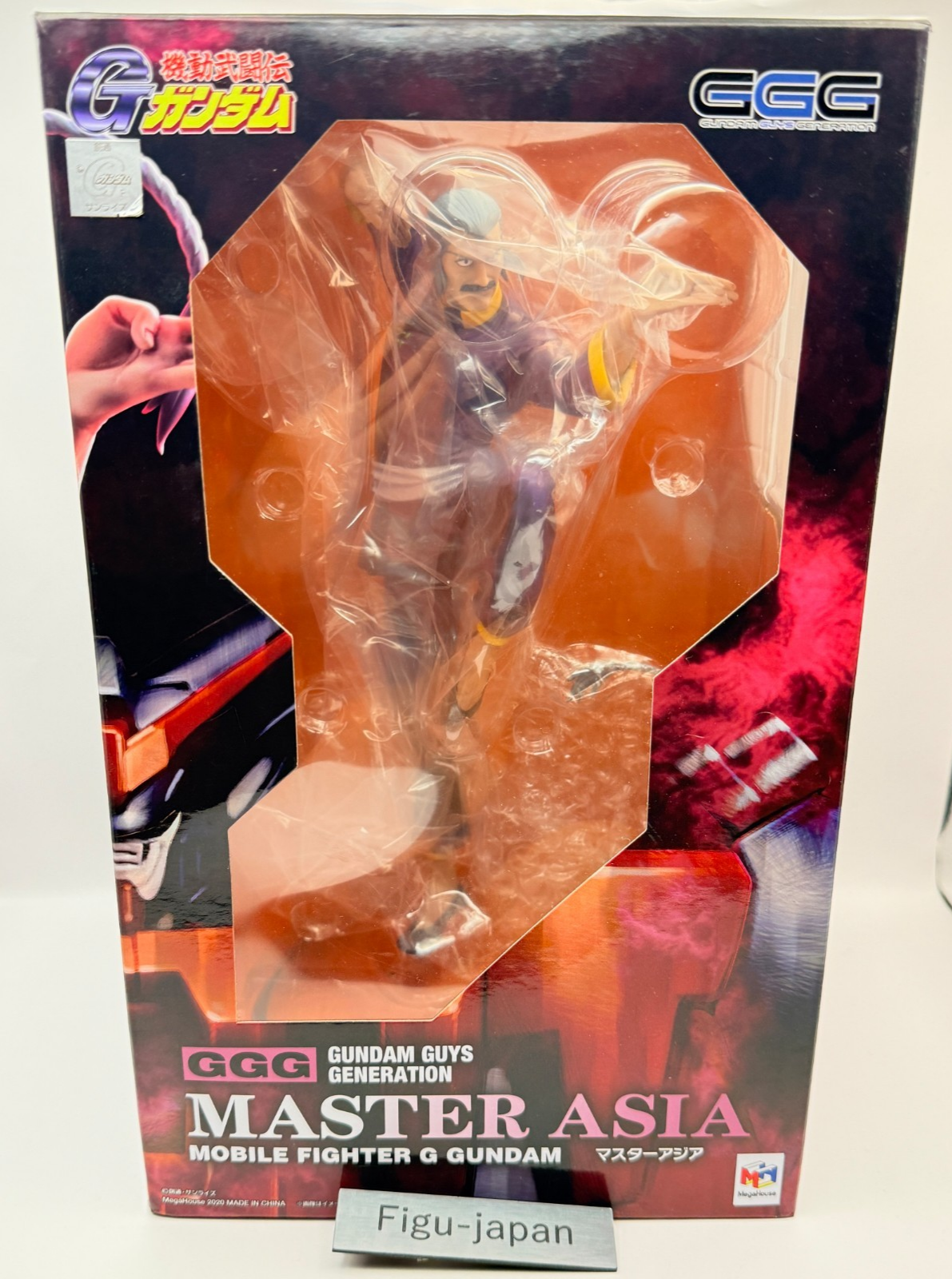 Master Asia Touhou Fuhai G Gundam GGG Figure MegaHouse MIB Authentic0