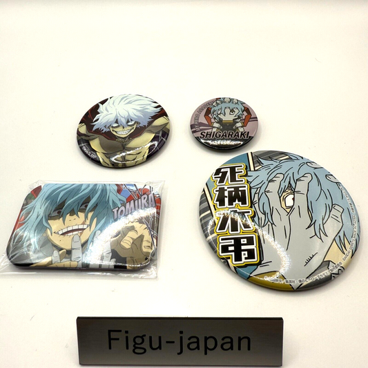 Tomura Shigaraki Pinback Button Badge Set 4 My Hero Academia MHA Villains NEW0