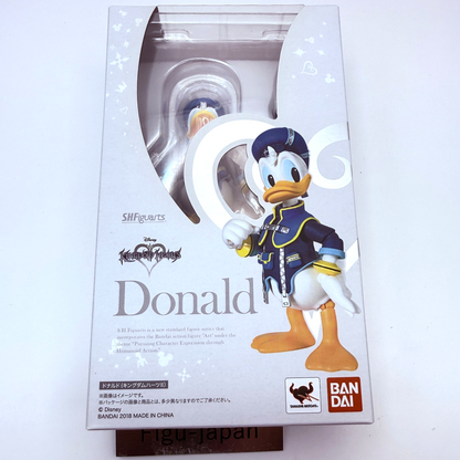 SHFiguarts Donald Duck Kingdom Hearts 2 Bandai Action Figure Disney Anime MISB0