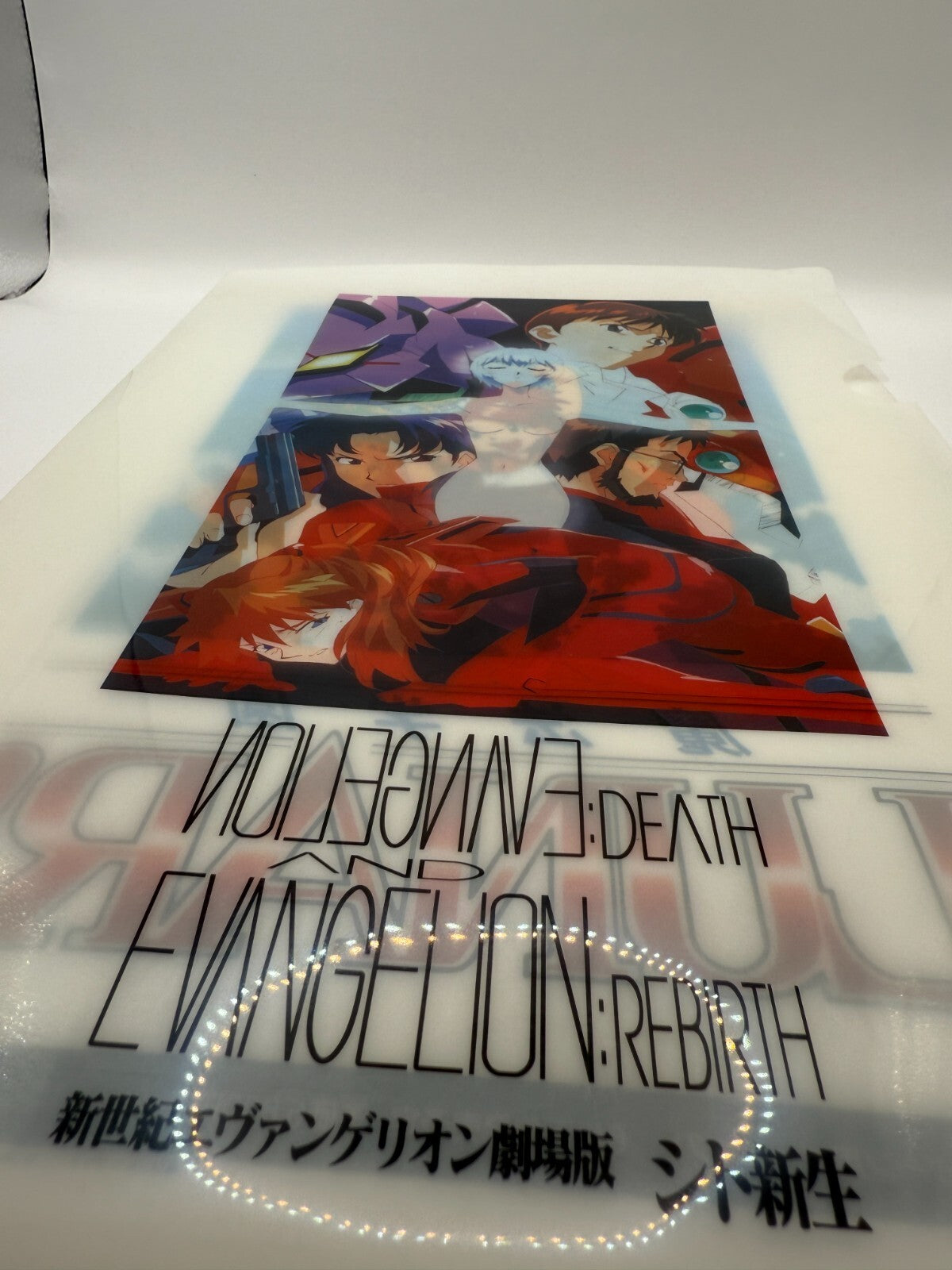 Evangelion Death & Rebirth movie Booklet  1997 with slayers  flyer[express]18